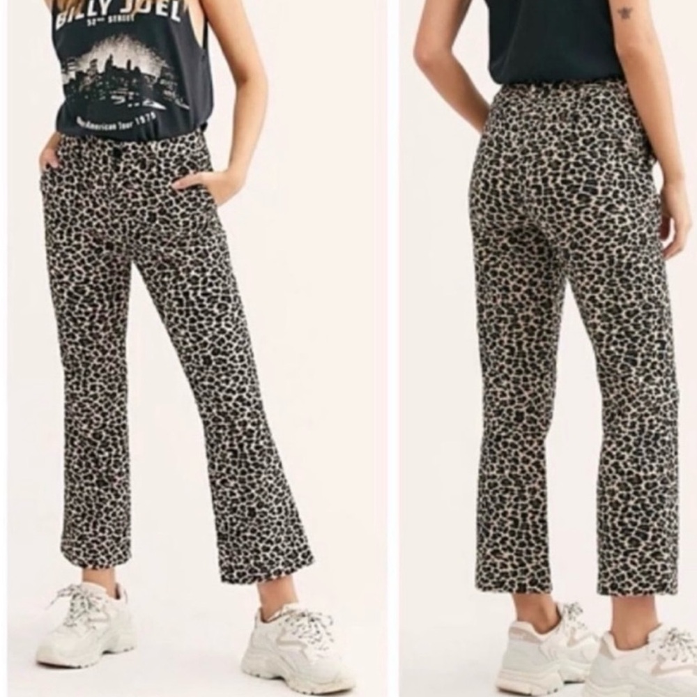 Zadig & Voltaire leopard print trousers